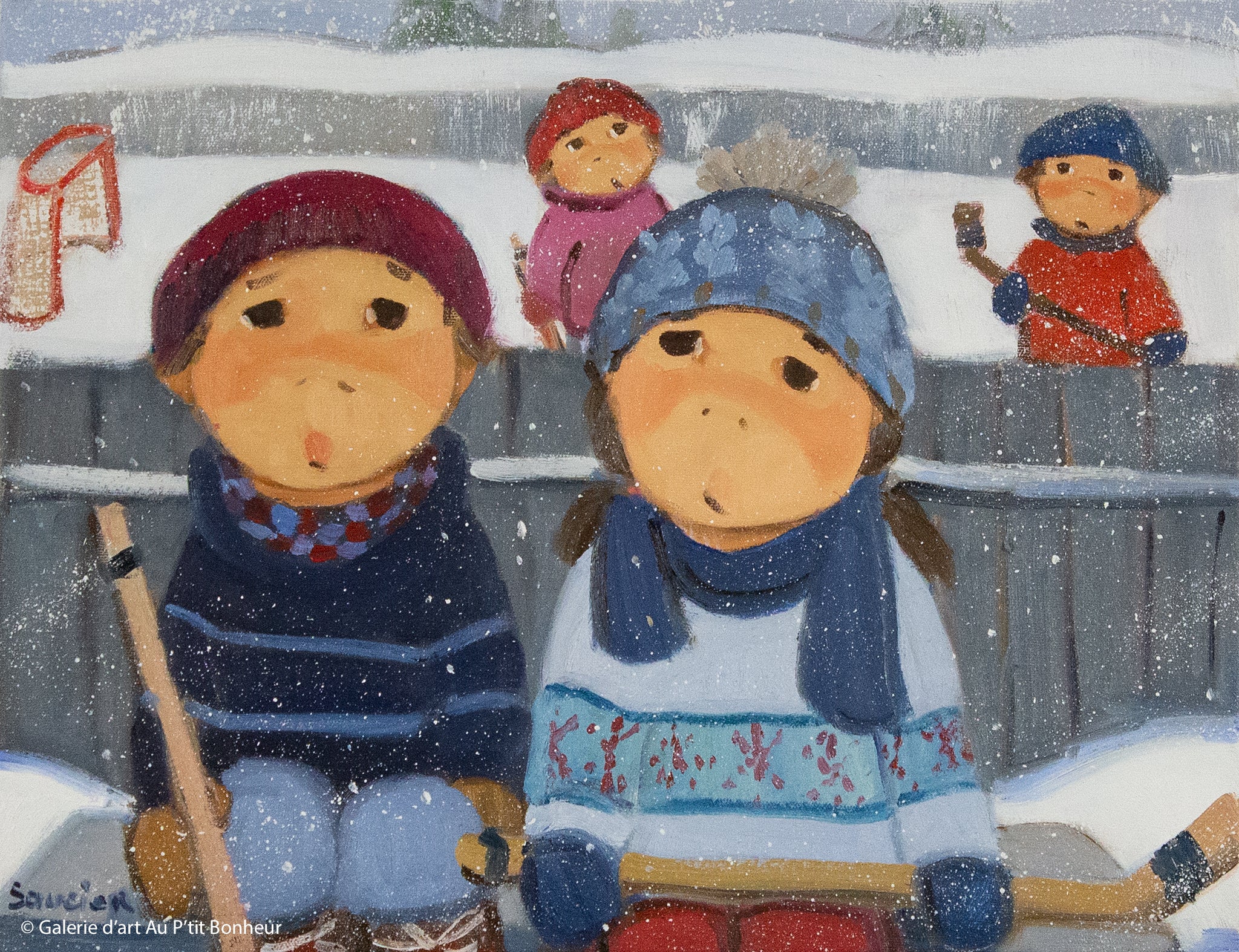 Guylène Saucier | Plaisirs du hockey entre amis