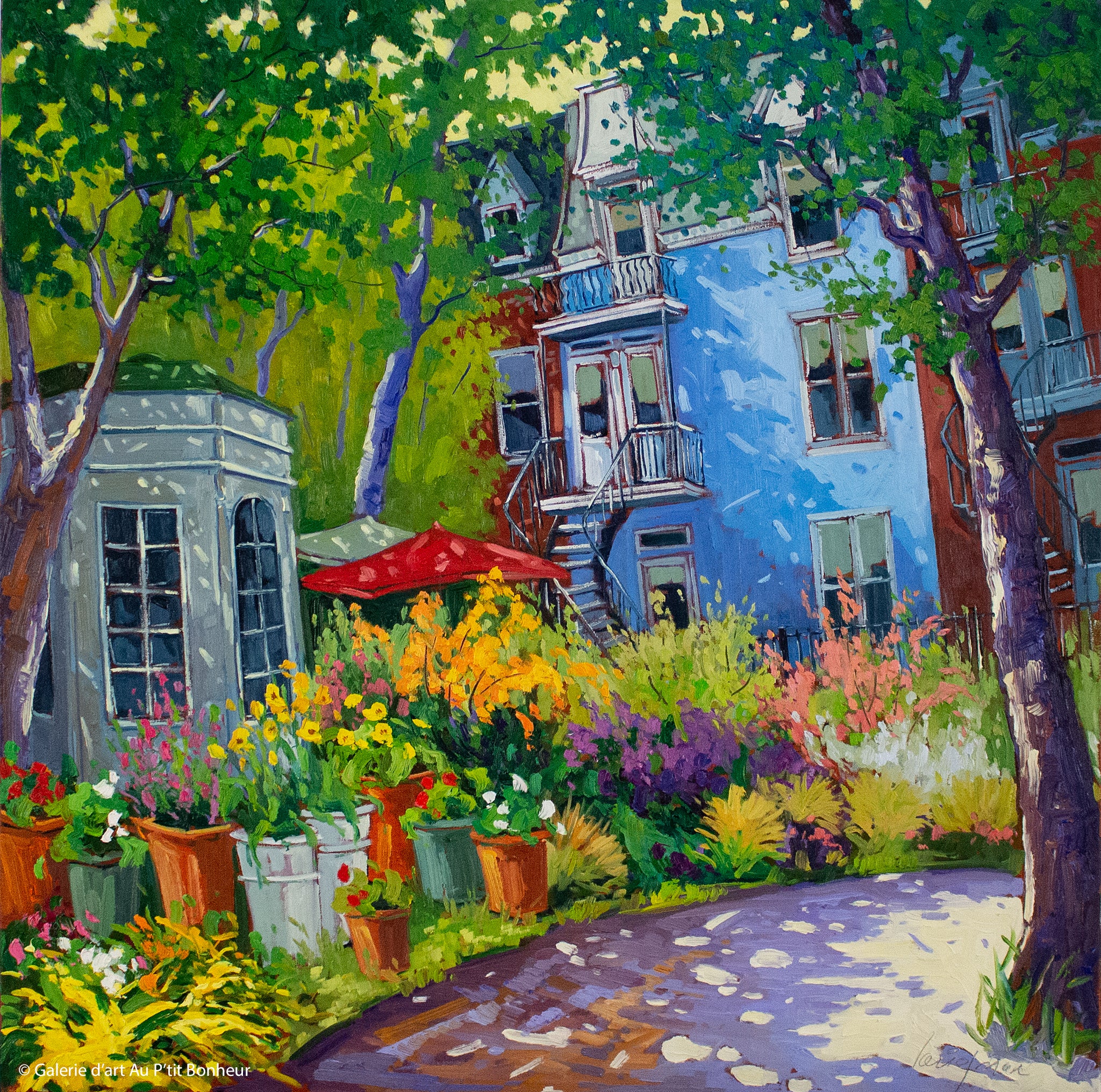 Robert Savignac | Promenade fleurie