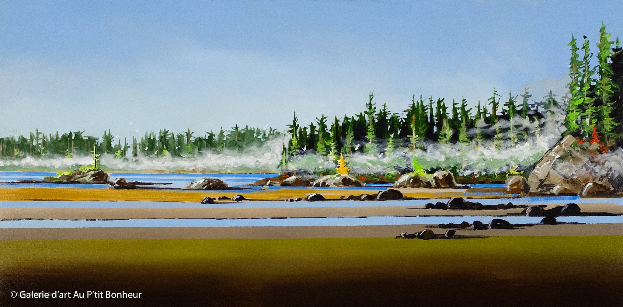 Allan Dunfield, artiste peintre | Oeuvres disponibles  | Galerie d'art Au P'tit Bonheur