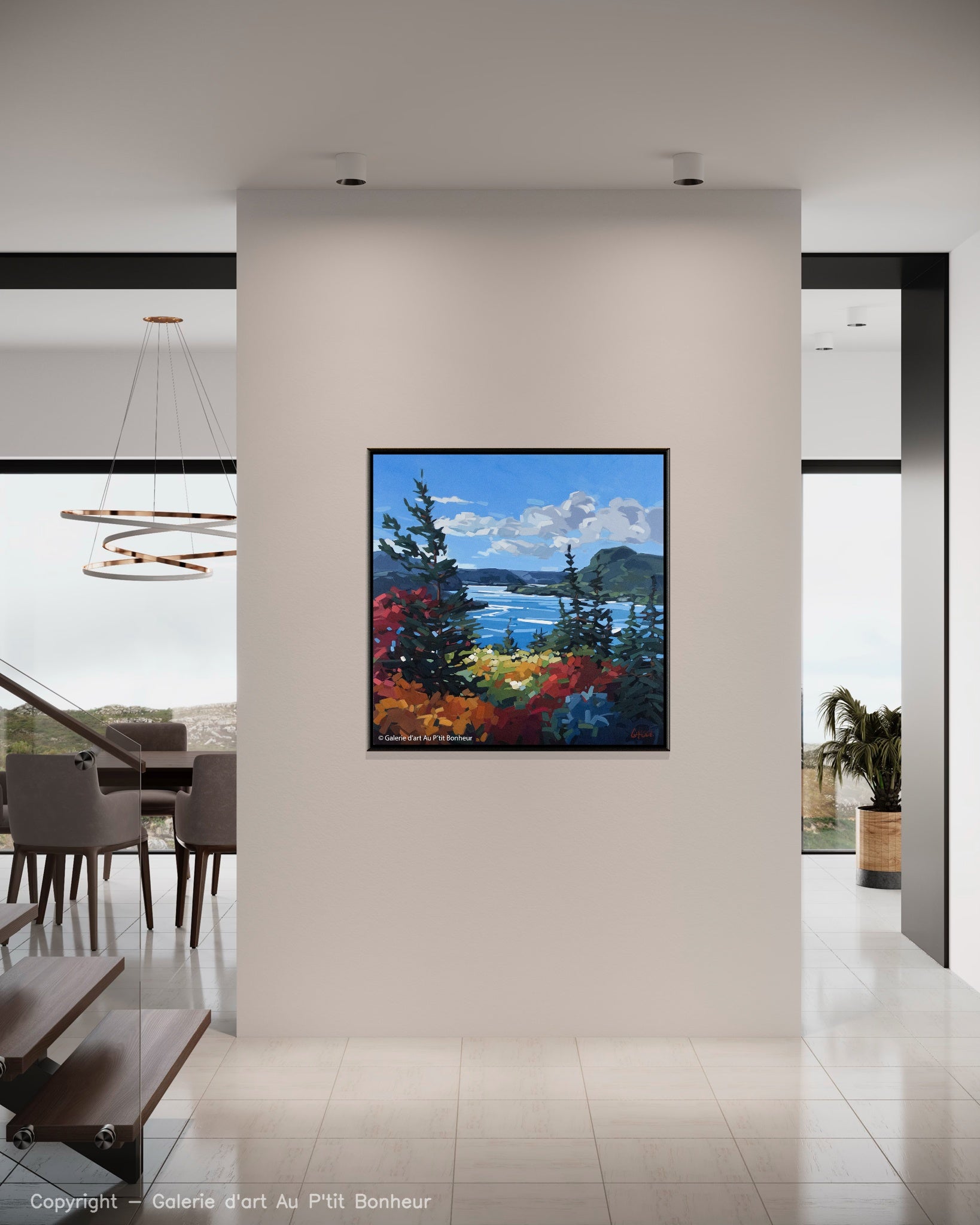 Martine Chassé | Du haut de Woody Point