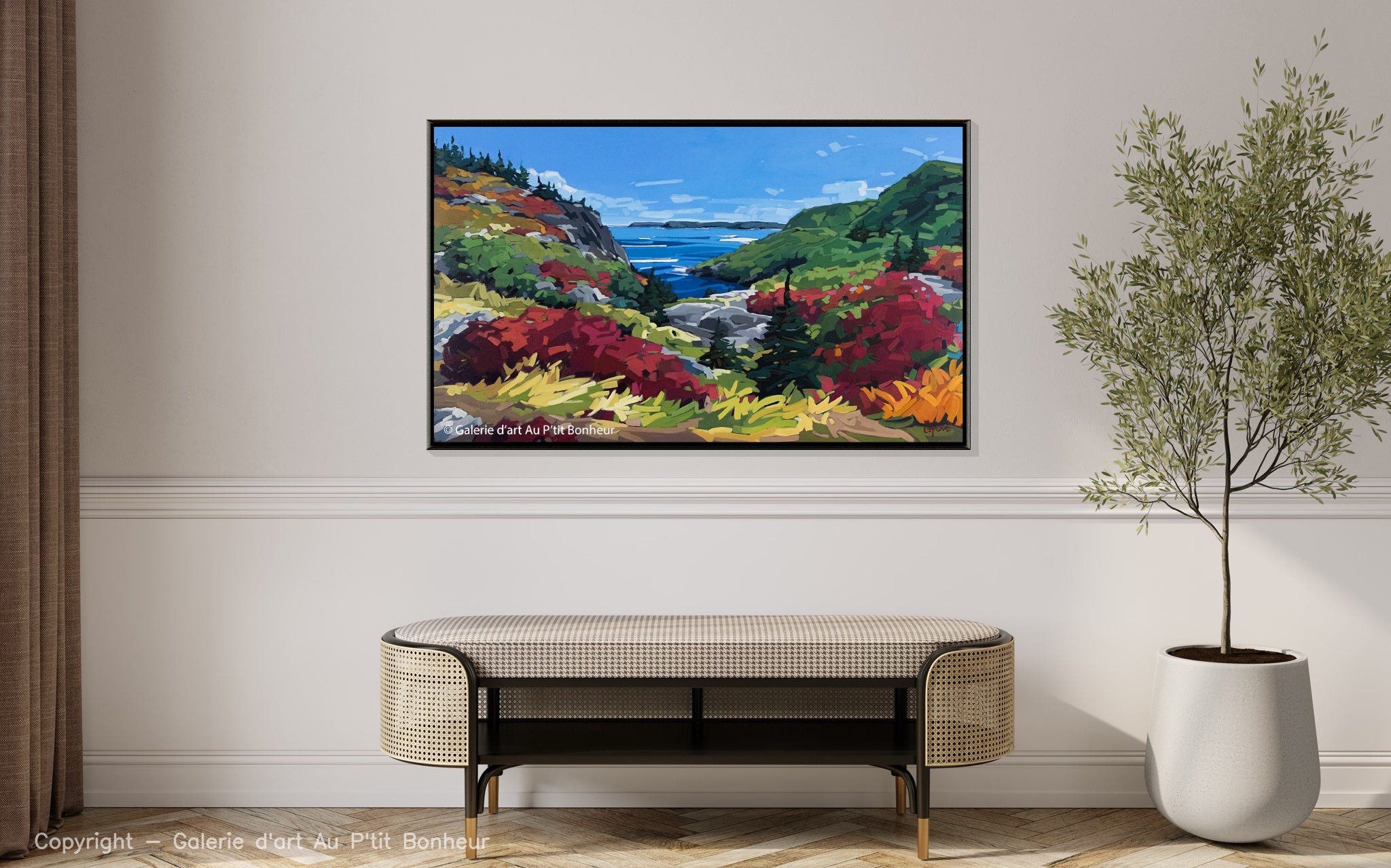 Martine Chassé | Sur le sentier menant à Quidi Vidi