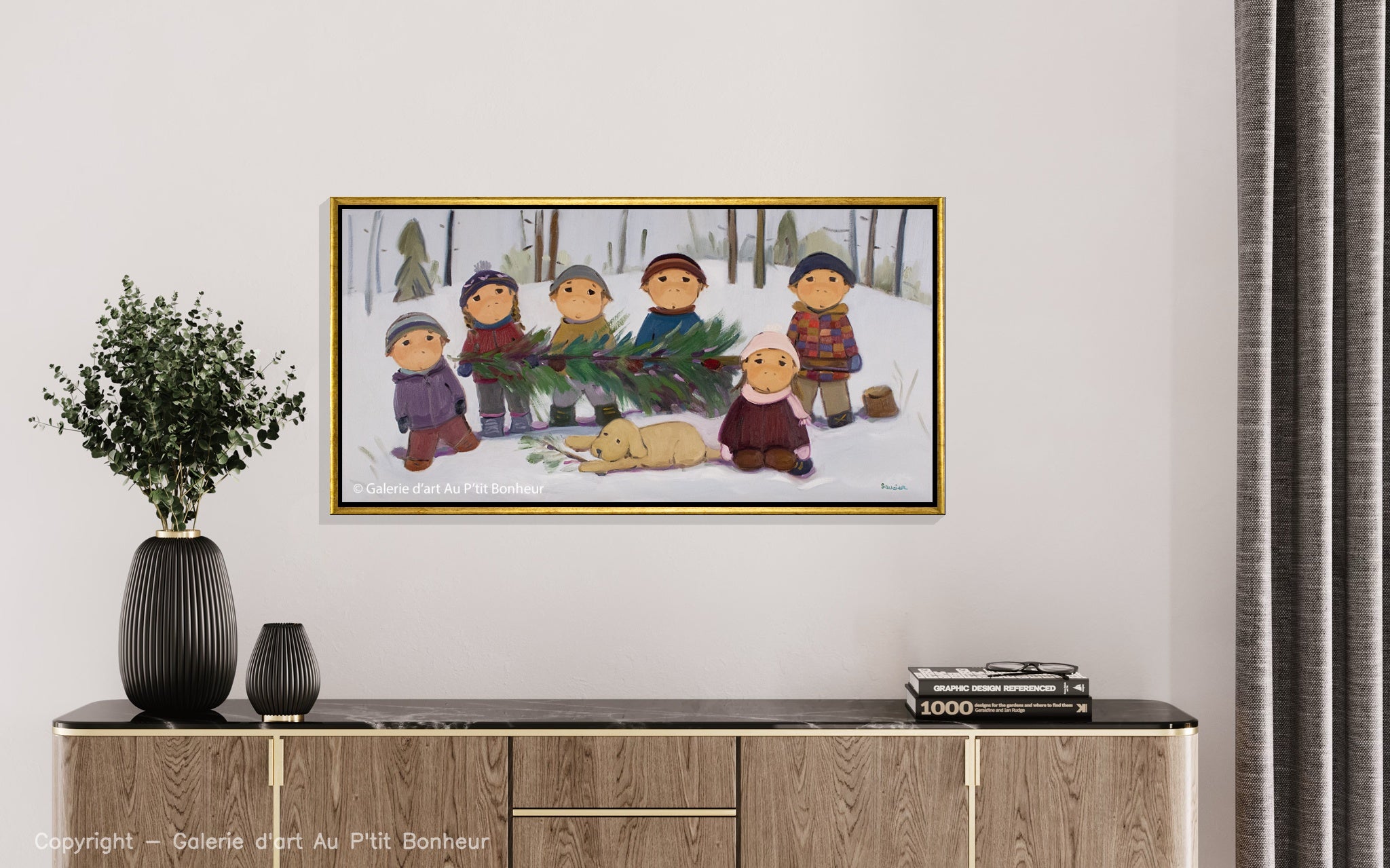 Guylène Saucier | On transporte le sapin ensemble