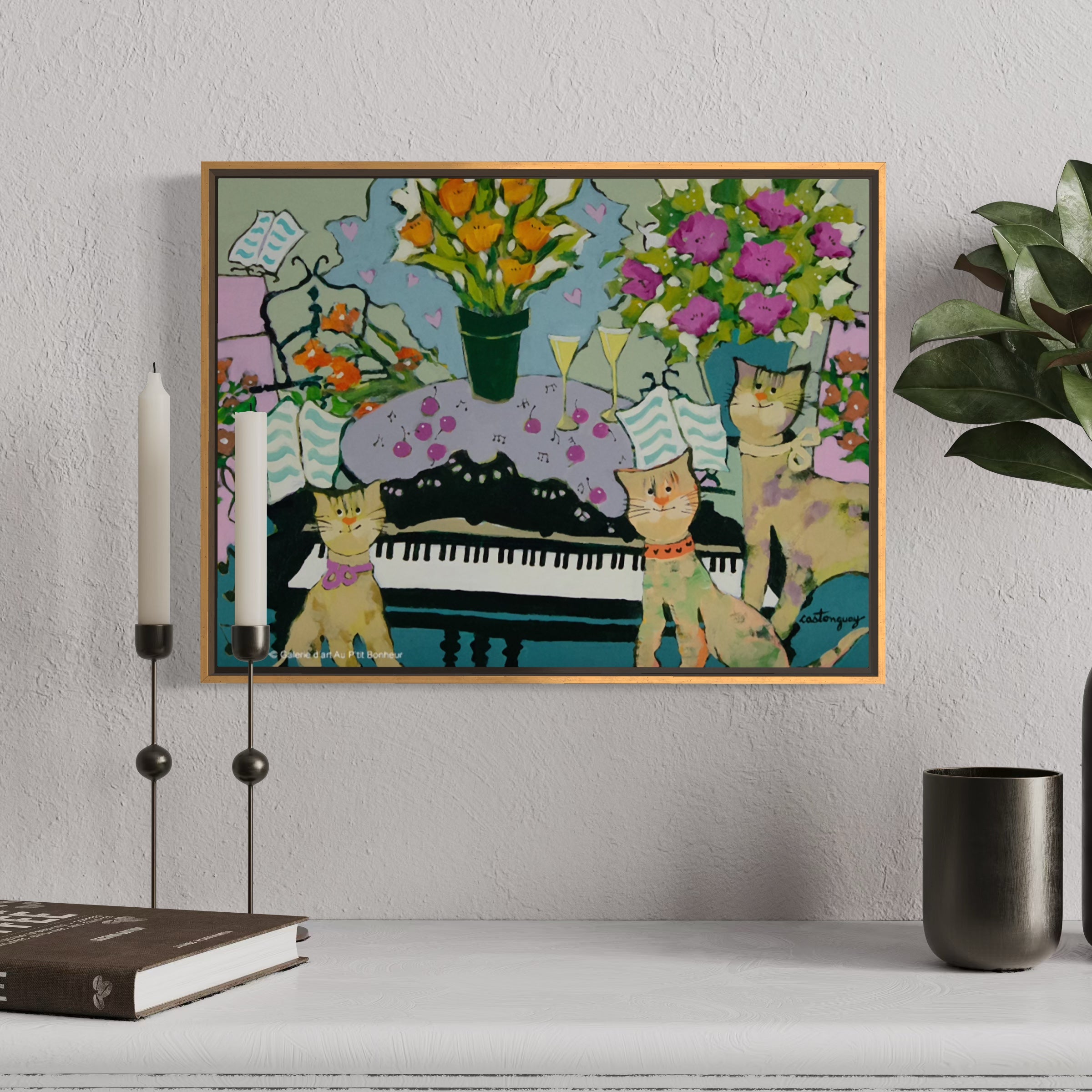 Claudette Castonguay | Les chats du pianiste