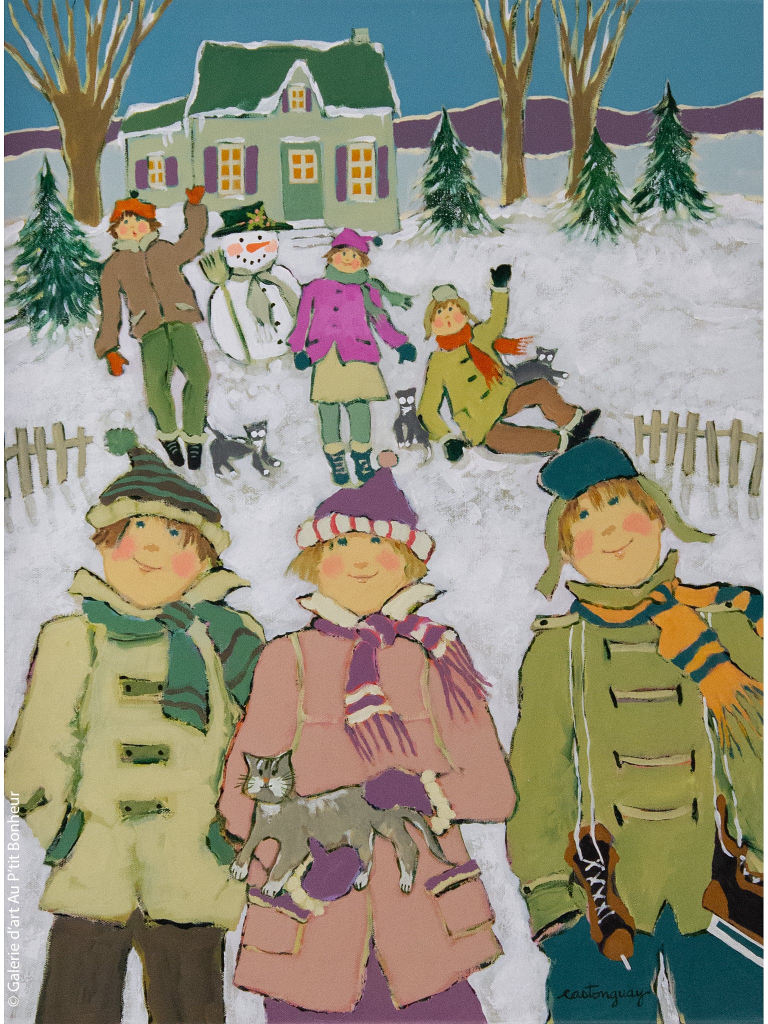 Claudette Castonguay | Les joies de l’hiver...