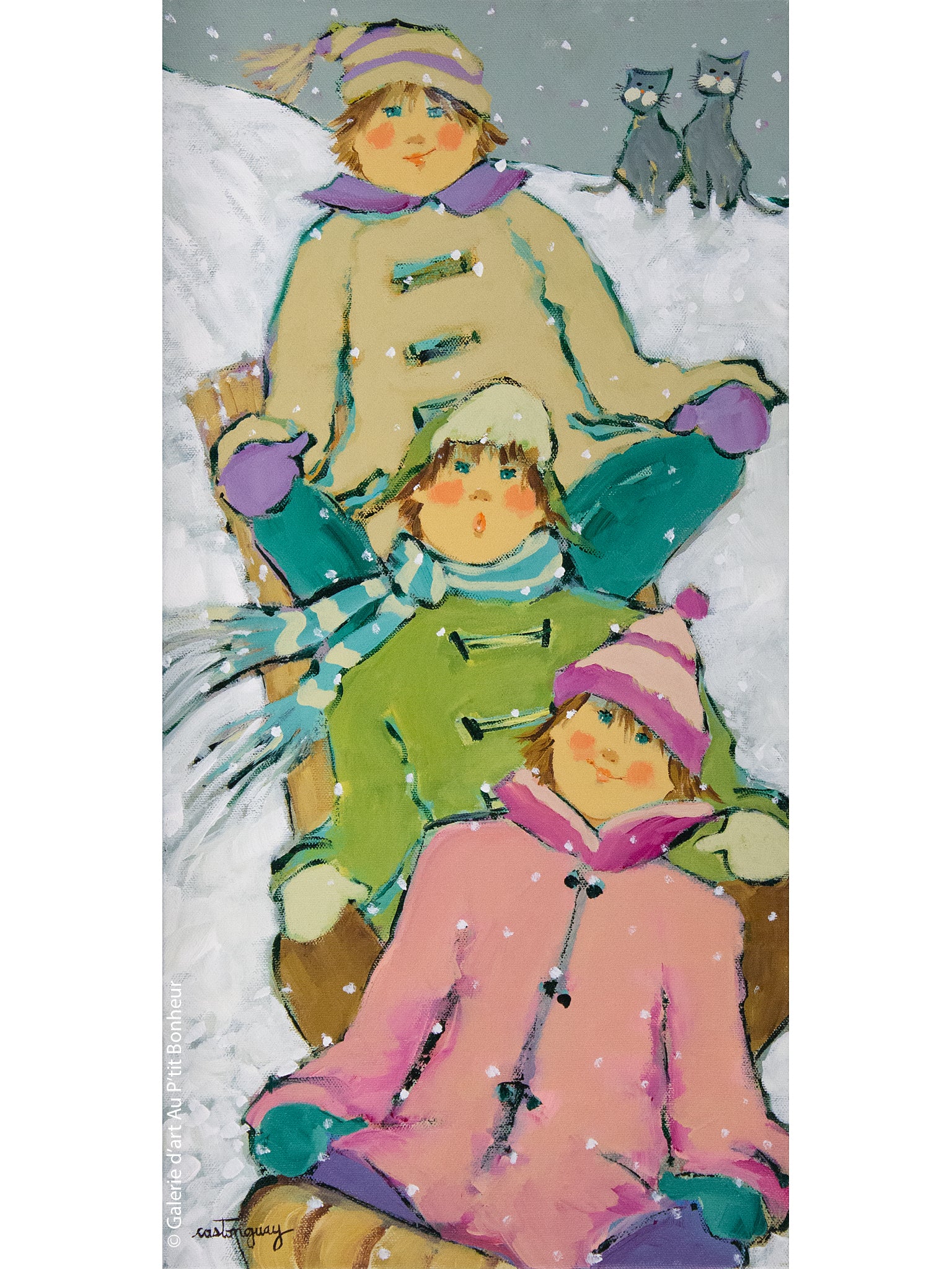 Claudette Castonguay | Les joies de l’hiver...