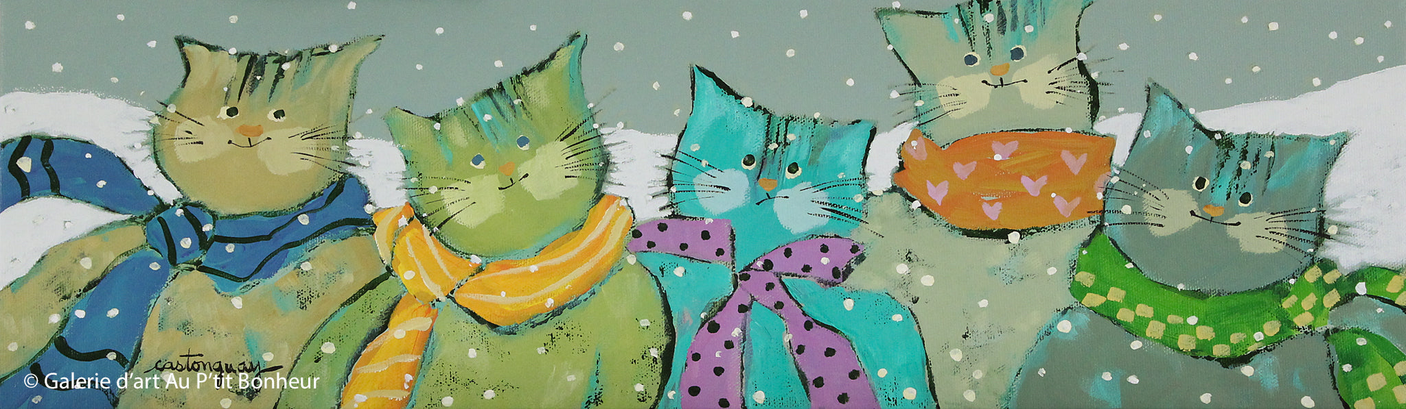 Claudette Castonguay | Les joyeux chatons