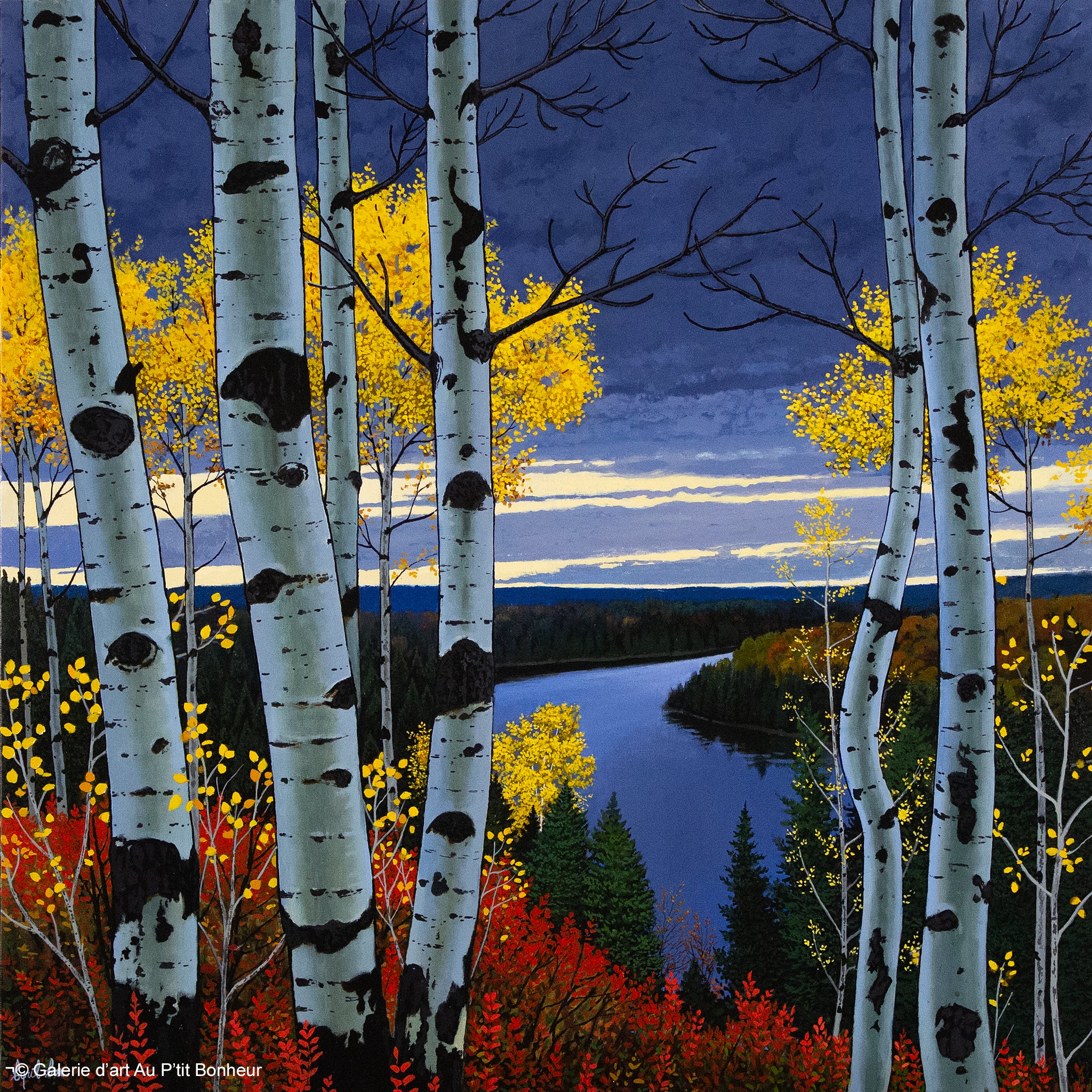 Cyril Cox | Greeting the Day (Aspens)