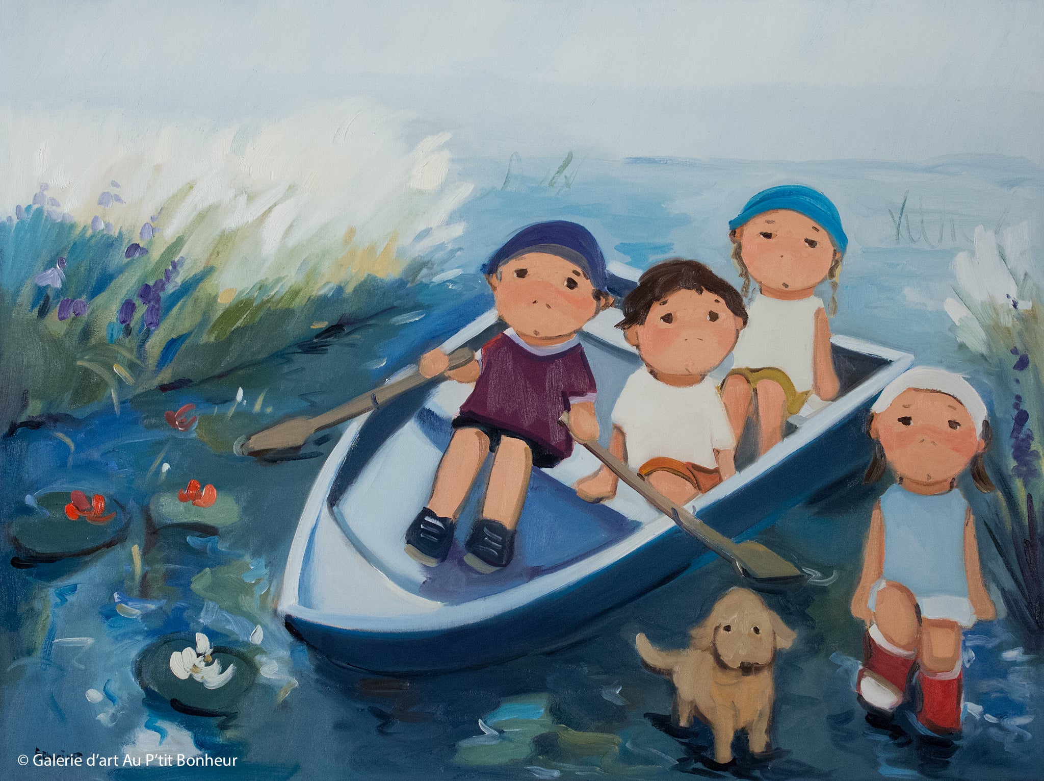 Guylène Saucier, artiste peintre | Oeuvres disponibles  | Galerie d'art Au P'tit Bonheur