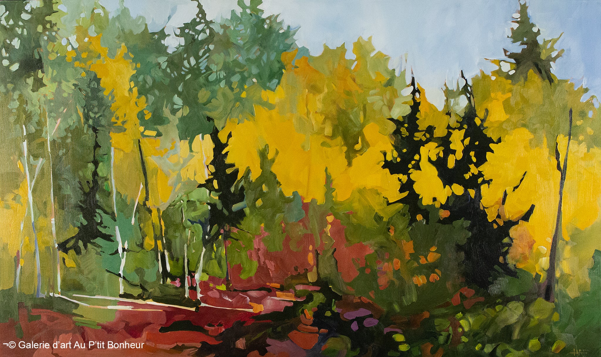 Holly Ann Friesen, artiste peintre | Oeuvres disponibles  | Galerie d'art Au P'tit Bonheur
