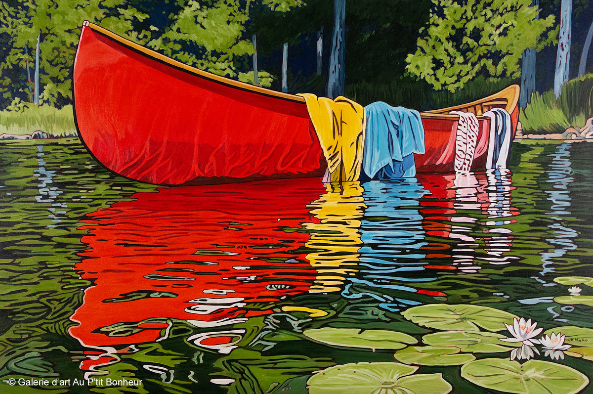 Janet K. MacKay, artiste peintre | Oeuvres disponibles  | Galerie d'art Au P'tit Bonheur