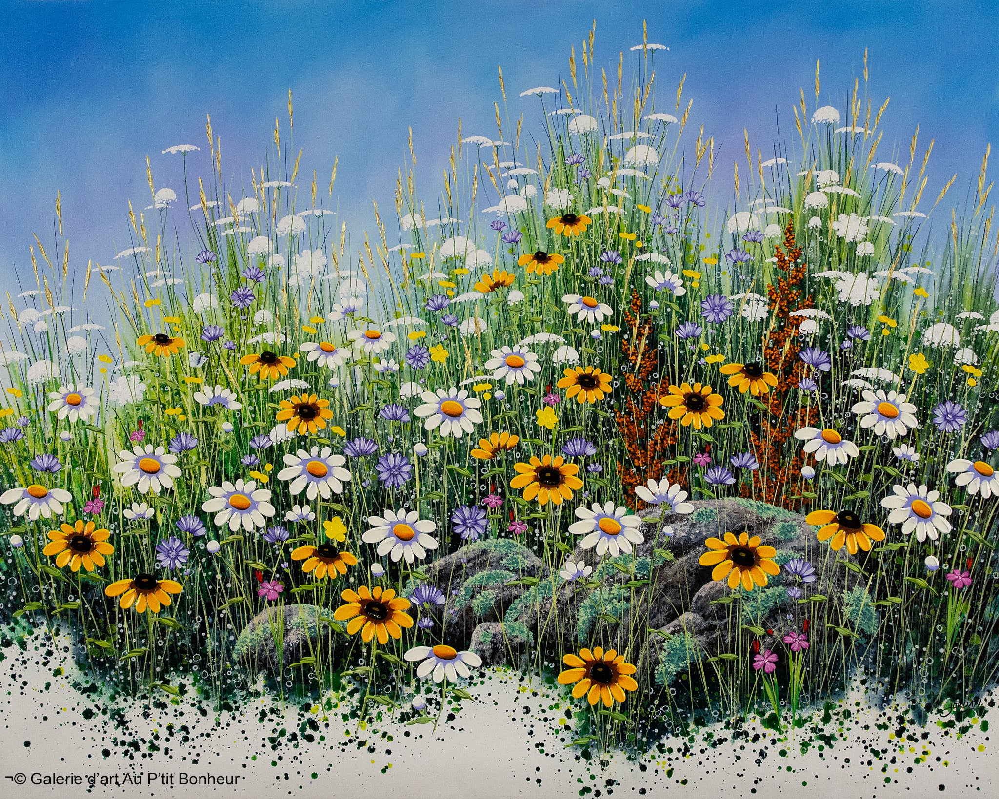 Jordan Hicks, artiste peintre | Oeuvres disponibles  | Galerie d'art Au P'tit Bonheur