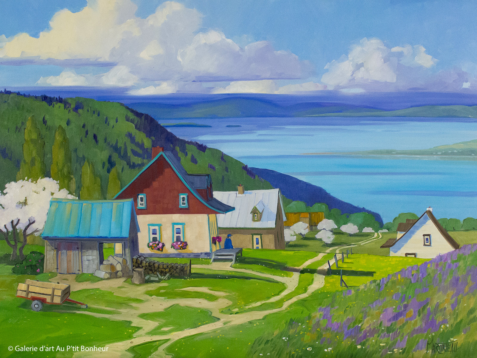 Louise Martineau, artiste peintre | Oeuvres disponibles  | Galerie d'art Au P'tit Bonheur