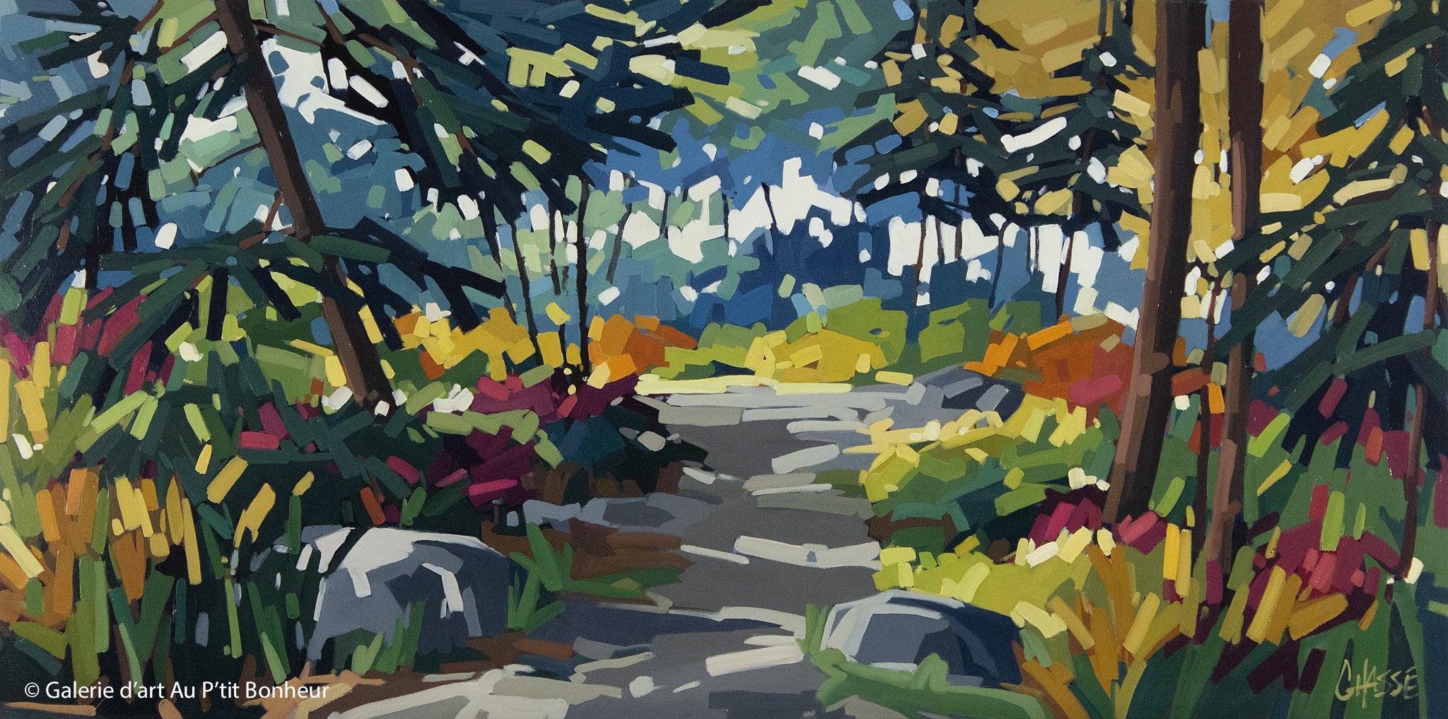 Martine Chassé, artiste peintre | Oeuvres disponibles  | Galerie d'art Au P'tit Bonheur