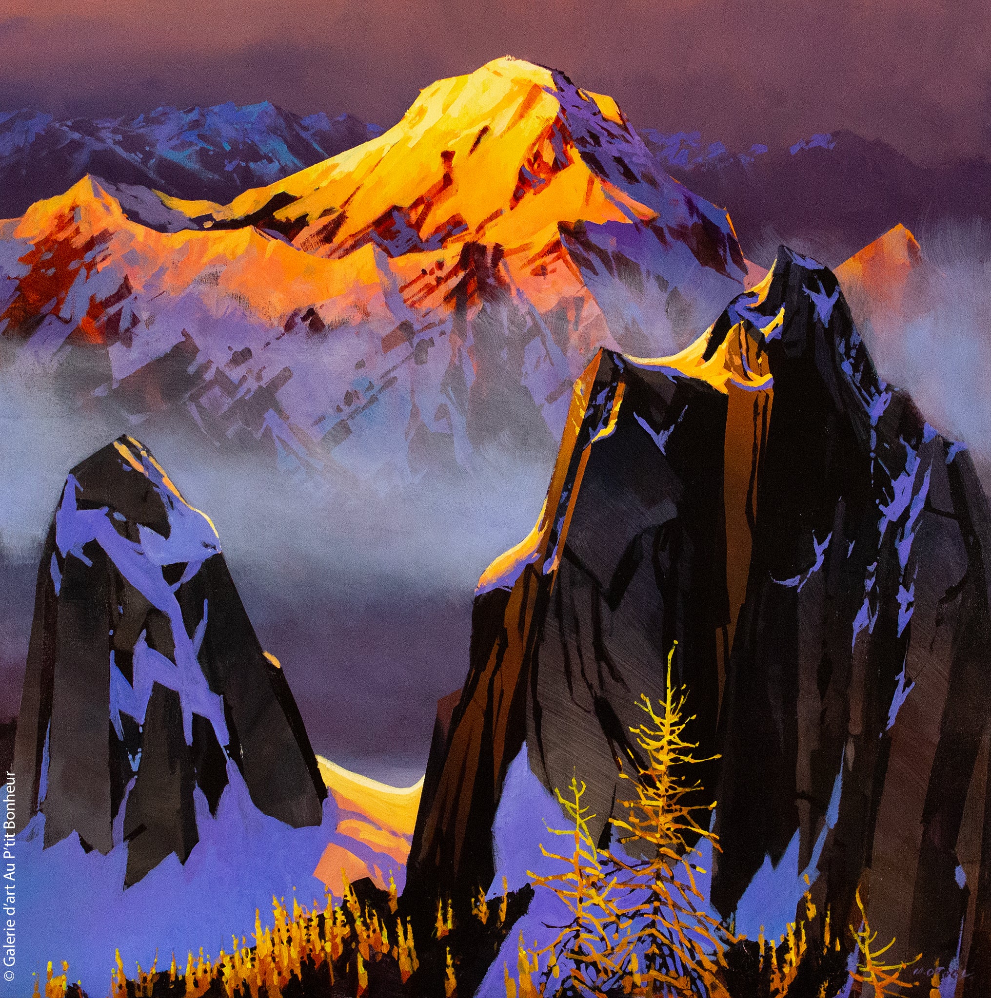 Michael OToole | The Glow of Mt. Biddle, The Ascent of the Tamaracks (circa 2014)