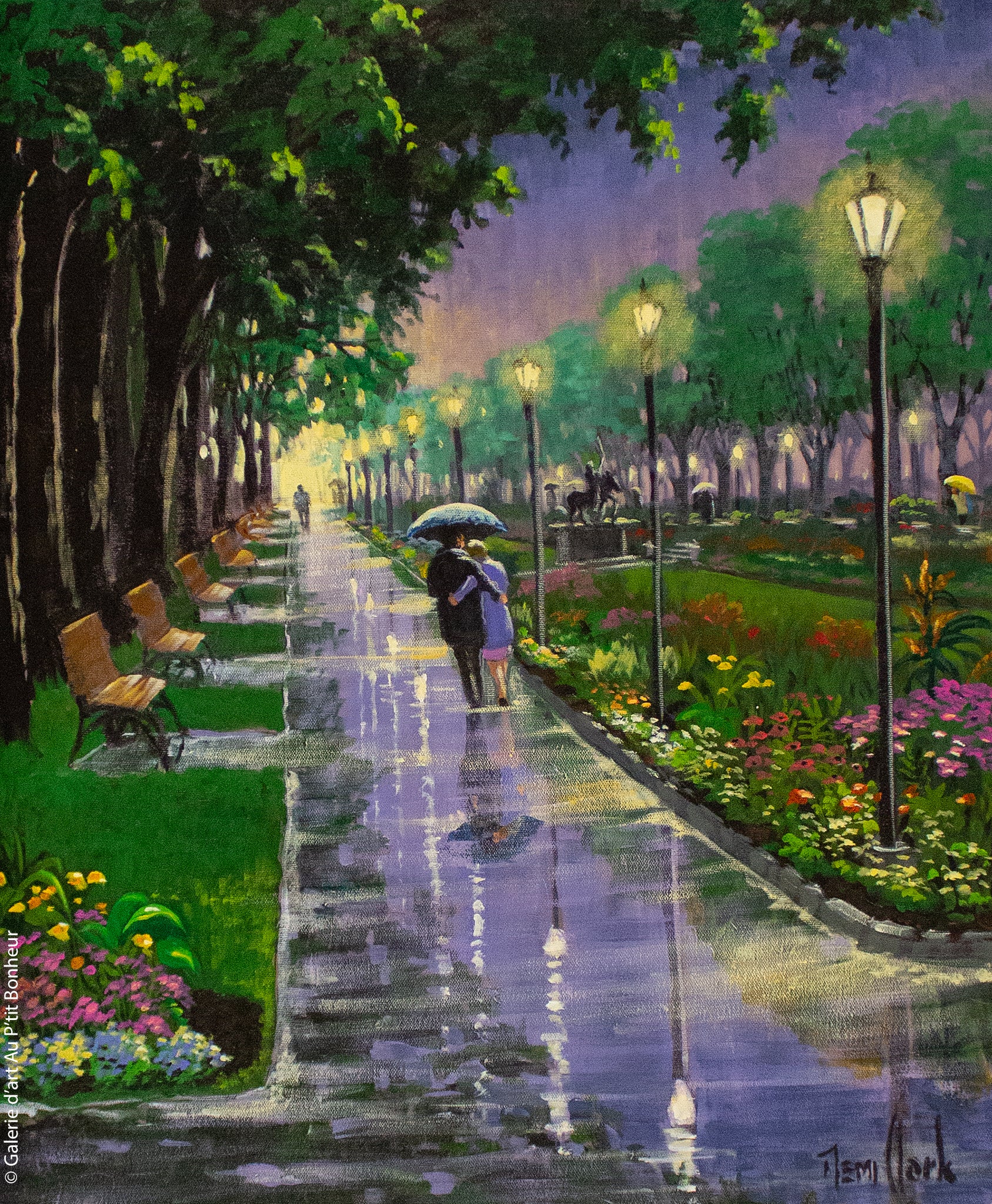 Rémi Clark | Fleurs de pluie, Québec, Parc Jeanne-d’Arc