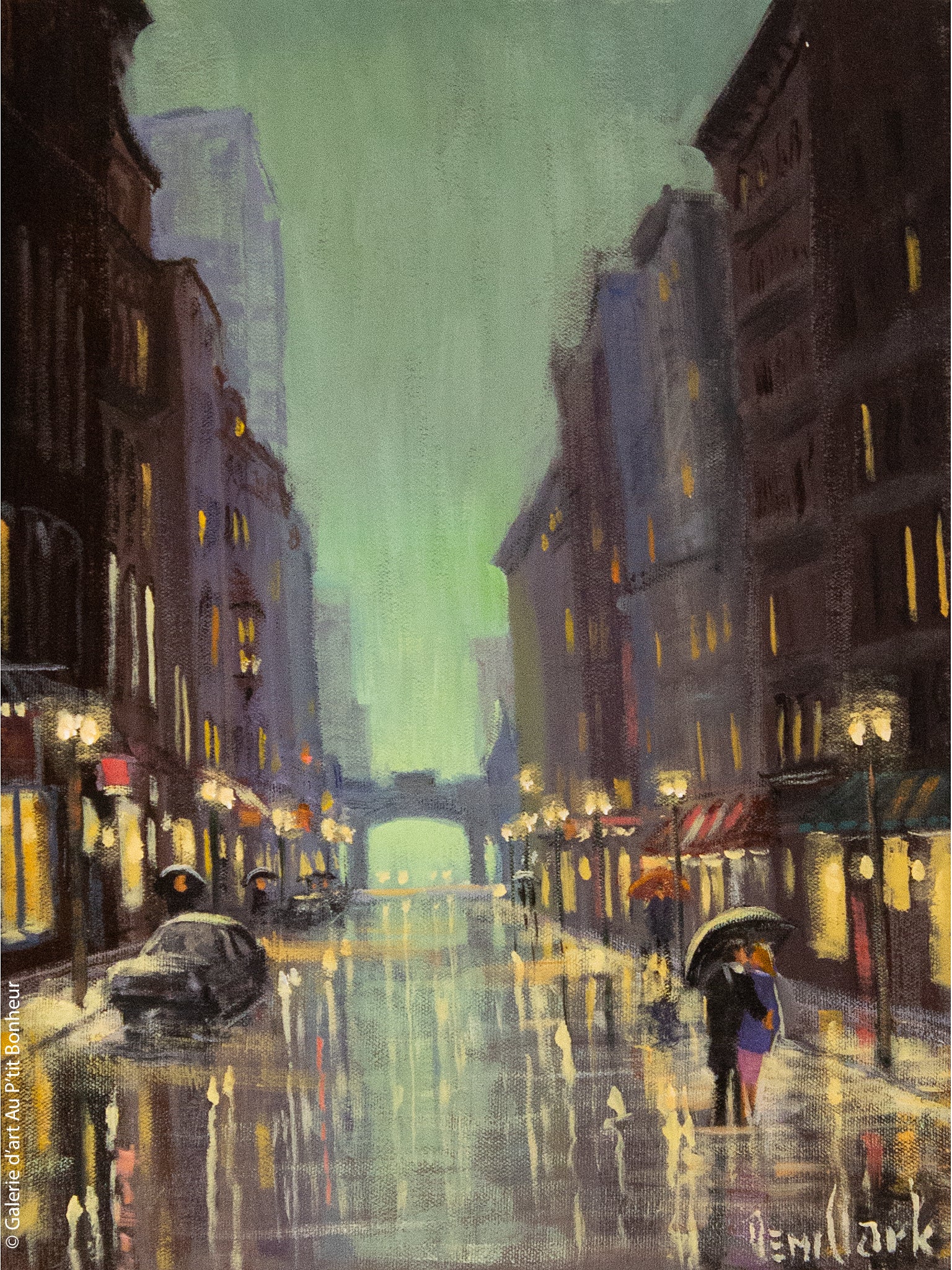 Rémi Clark | Les lumières sous la pluie