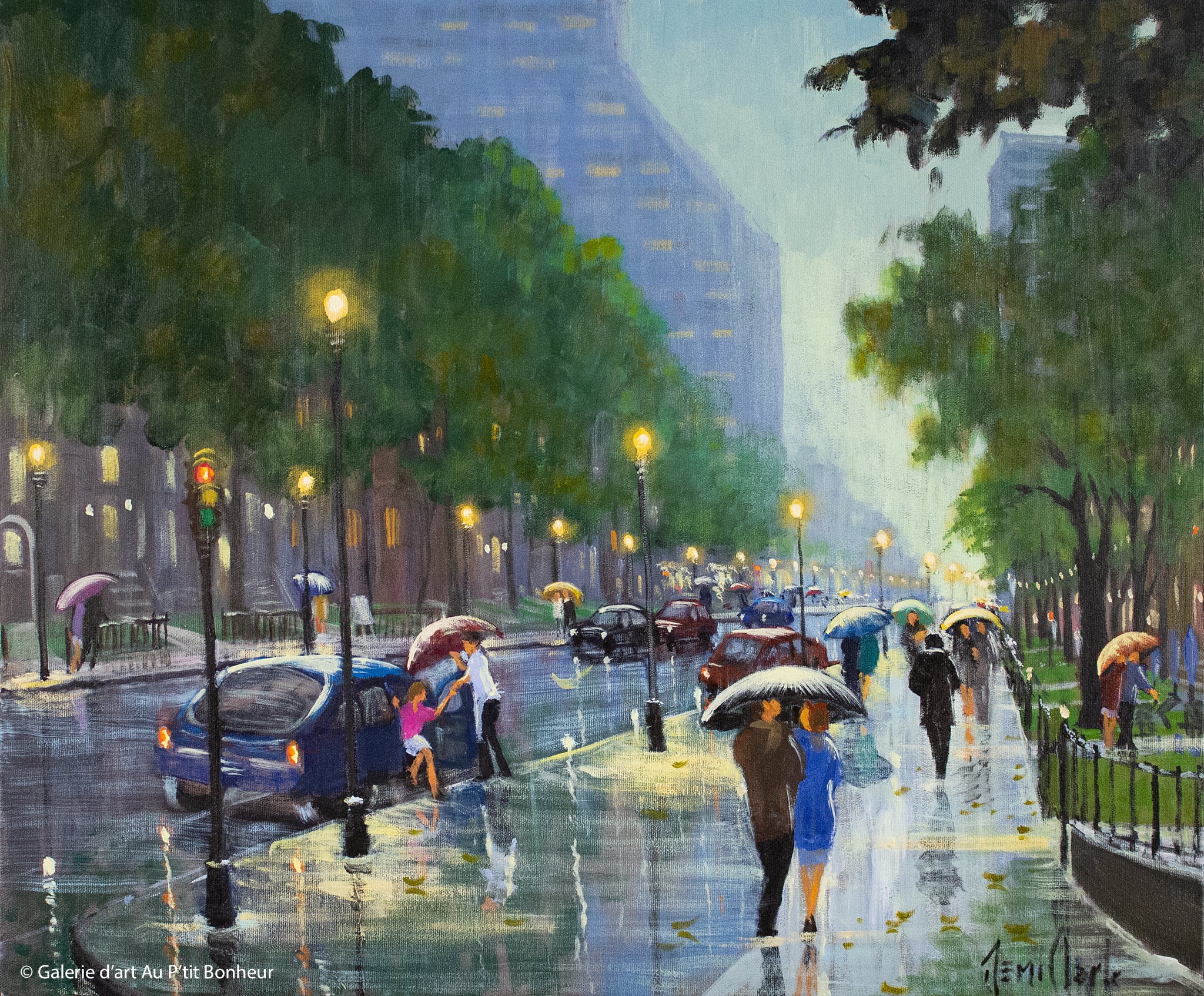 Rémi Clark | Un soir de pluie en couleur