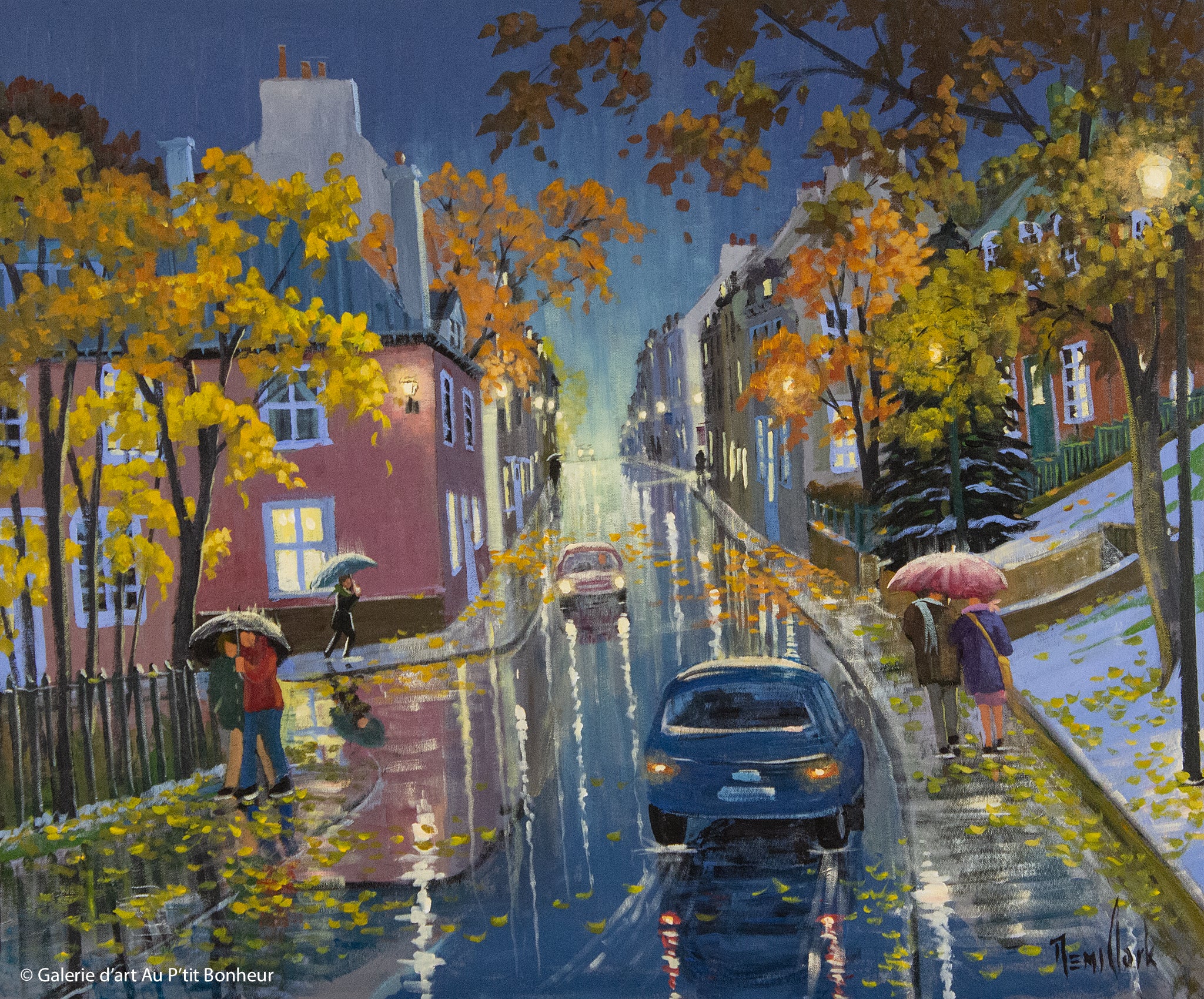 Rémi Clark | Soirée d’automne, rue Ste-Geneviève, Québec