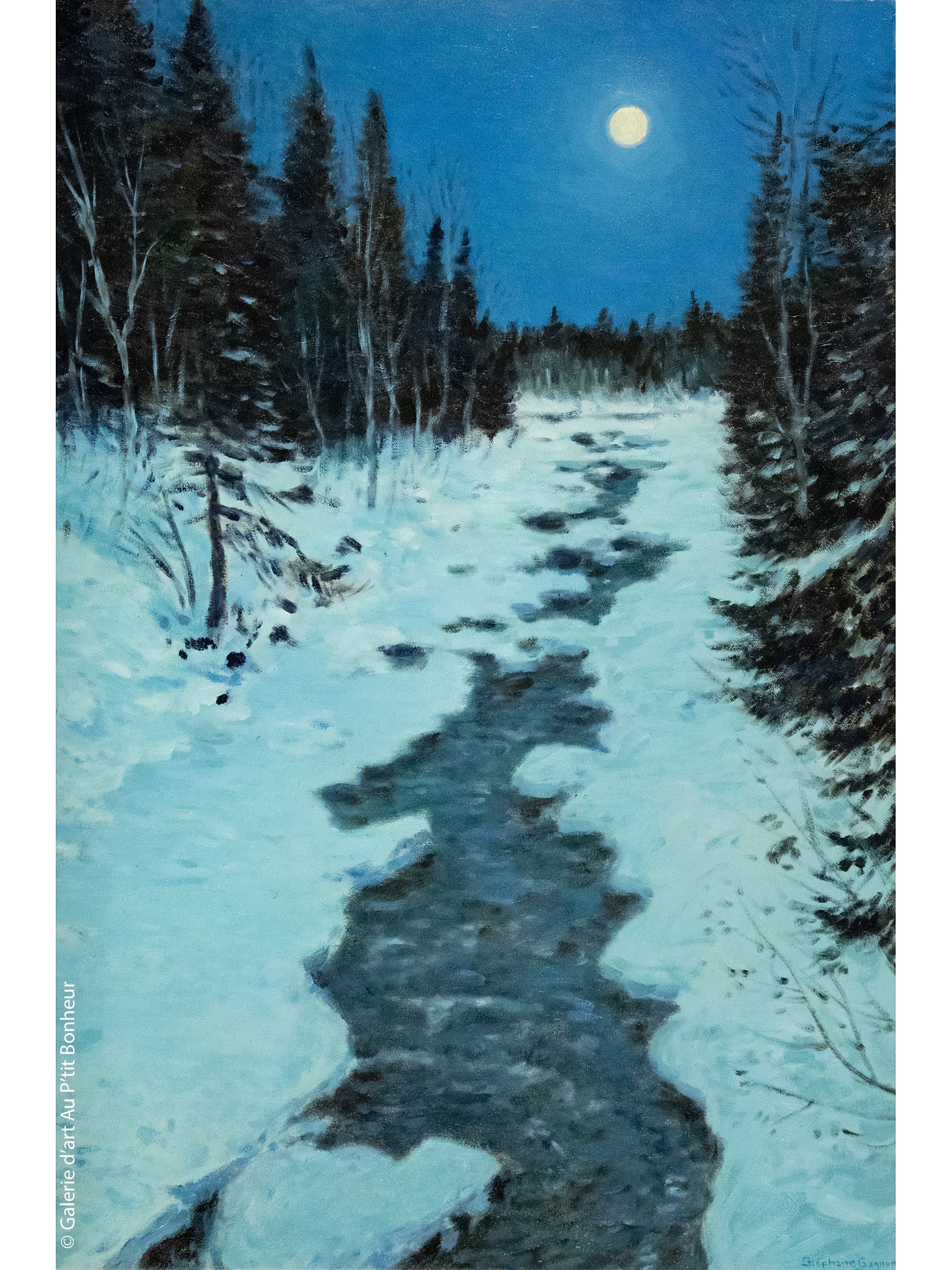 Stéphane Gagnon | La nuit tombe sur le ruisseau