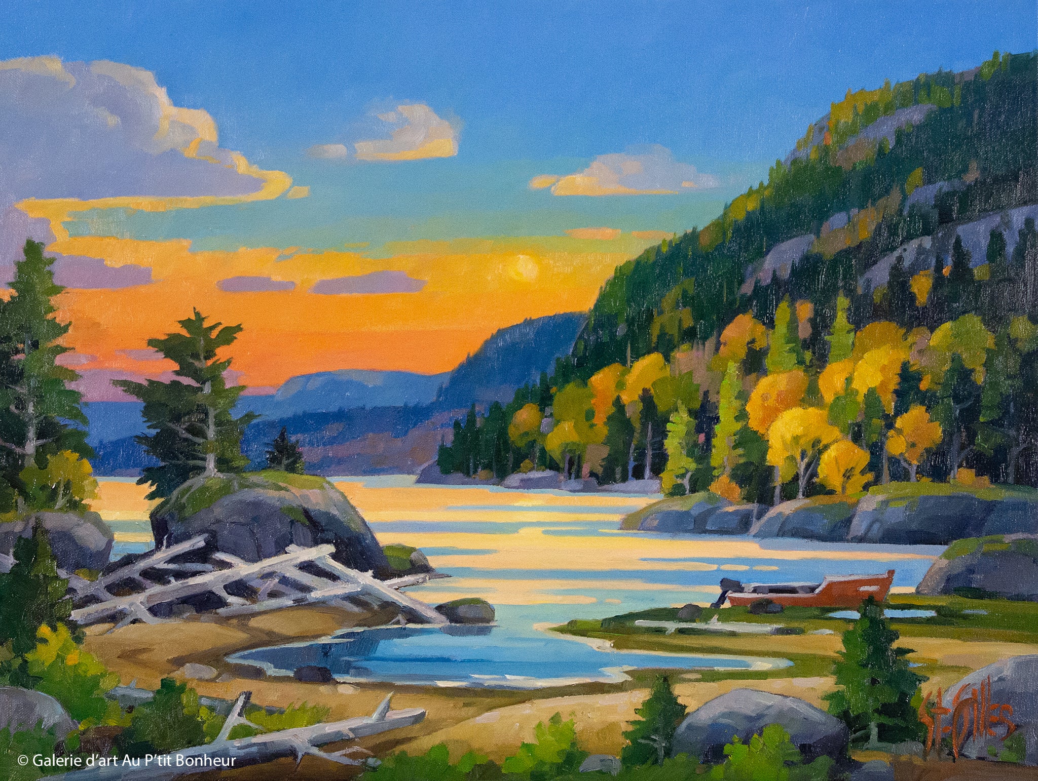 St-Gilles | Fin du jour, Parc Aiguebelle, Qc.