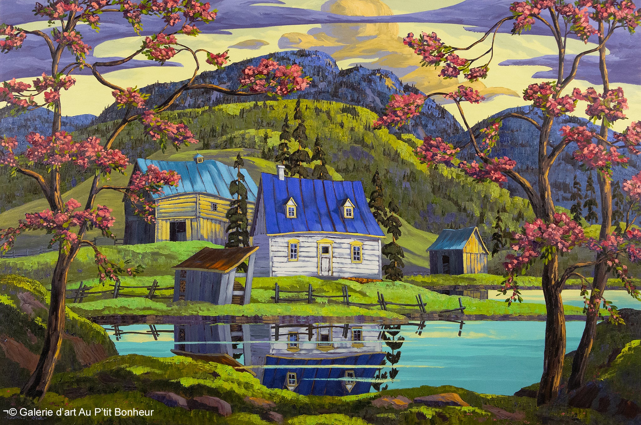 Vladimir Horik | Vieux pommiers en fleurs en Charlevoix