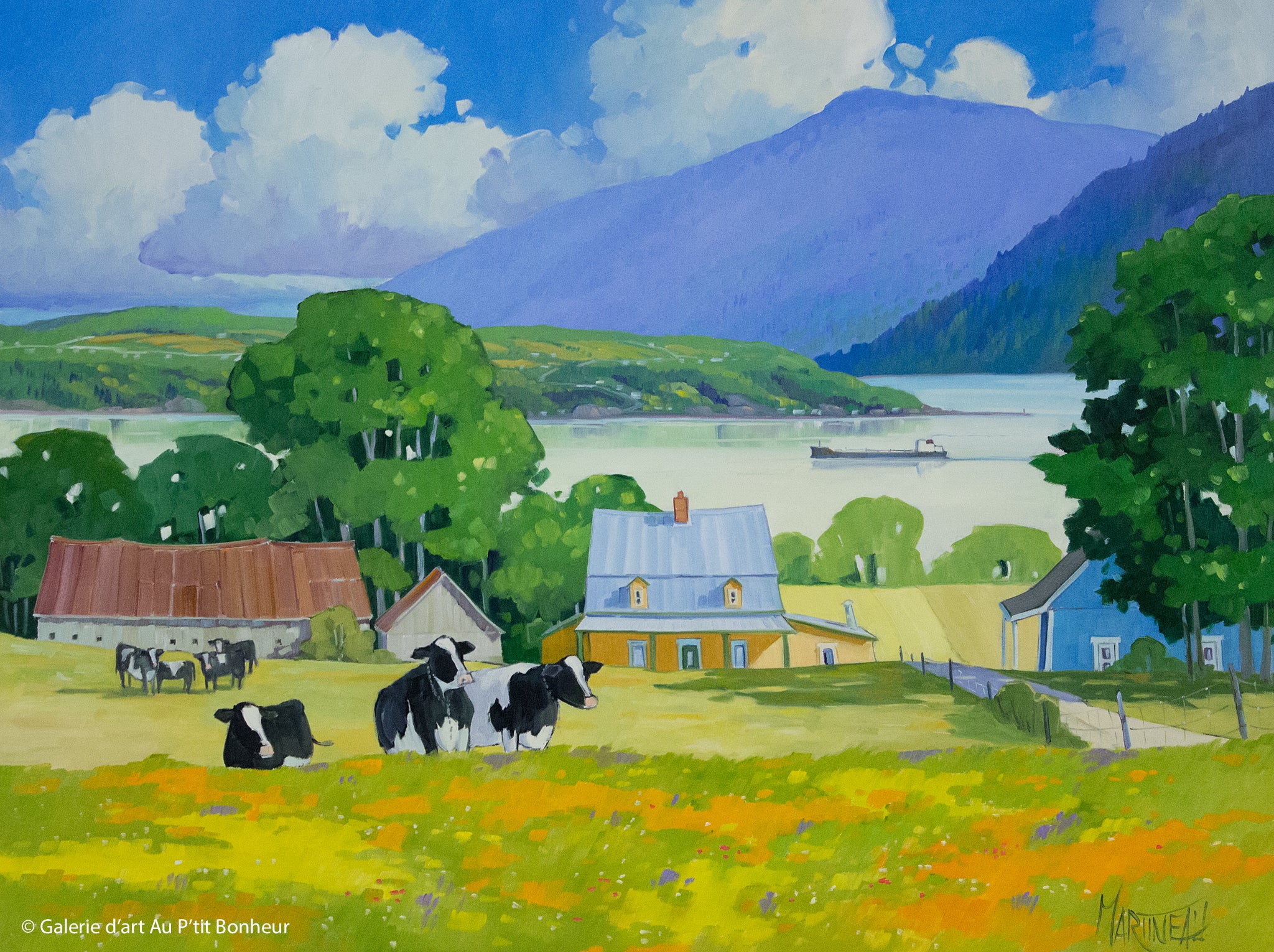 Louise Martineau | Vue sur l’Ile-aux-Coudres (2019)